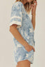 Star-pattern Tie-dye Knit Top-Your Style Fashion