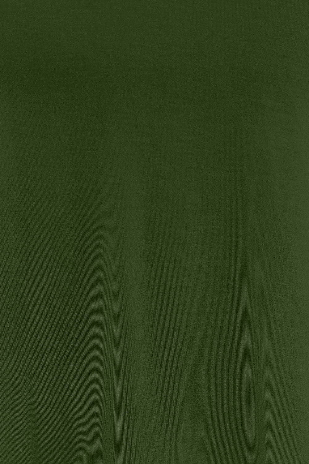 Olive green fabric texture close-up with a smooth, slightly stretchy surface.