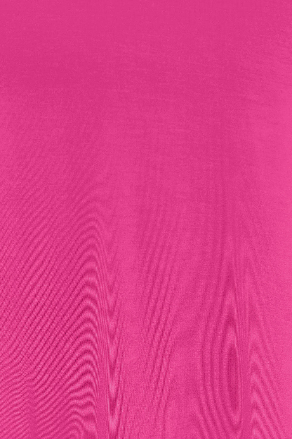 Bright pink fabric showcasing texture and detail, suitable for clothing material description.