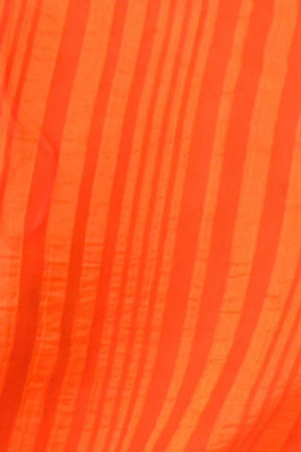 Surplice Neckline Woven Top-Orange