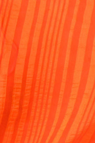 Surplice Neckline Woven Top-Orange