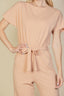 Tie Waist Relaxed Jumpsuit