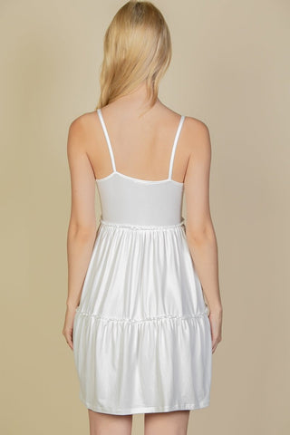 Tiered Cami Swing Dress | Empire Waist Midi | Summer Casual