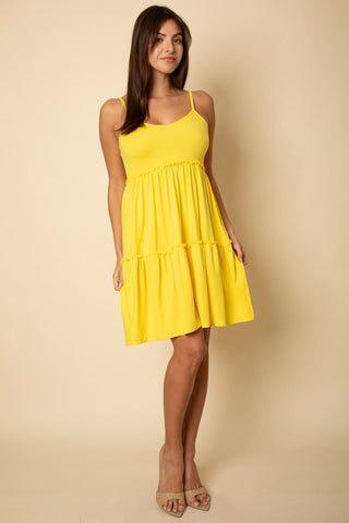 Tiered Cami Swing Dress | Empire Waist Midi | Summer Casual