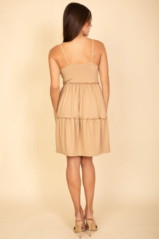 Tiered Cami Swing Dress | Empire Waist Midi | Summer Casual