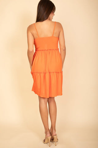Tiered Cami Swing Dress | Empire Waist Midi | Summer Casual