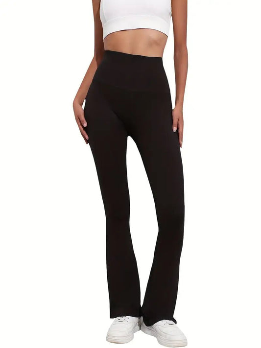 Ultra-Soft High-Waist Flare Leggings