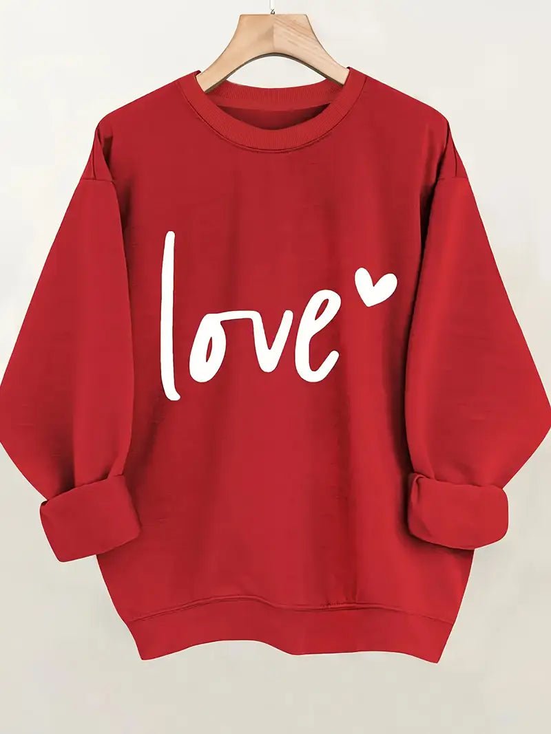 Valentine Red Love Sweatshirt