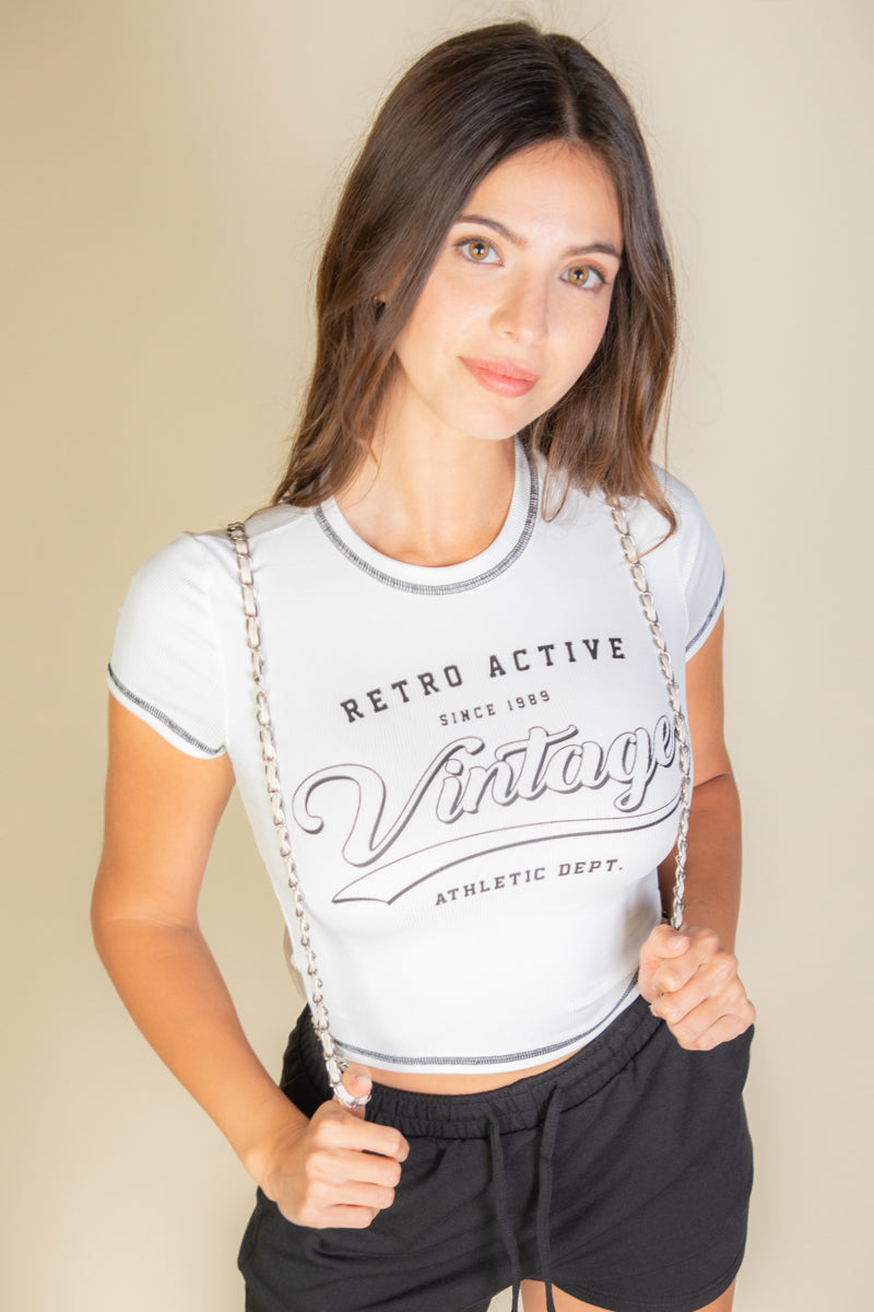 Vintage short sleeve graphic T- shirt