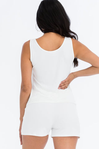 Women's Jersey Tank Top & Shorts Loungewear Set