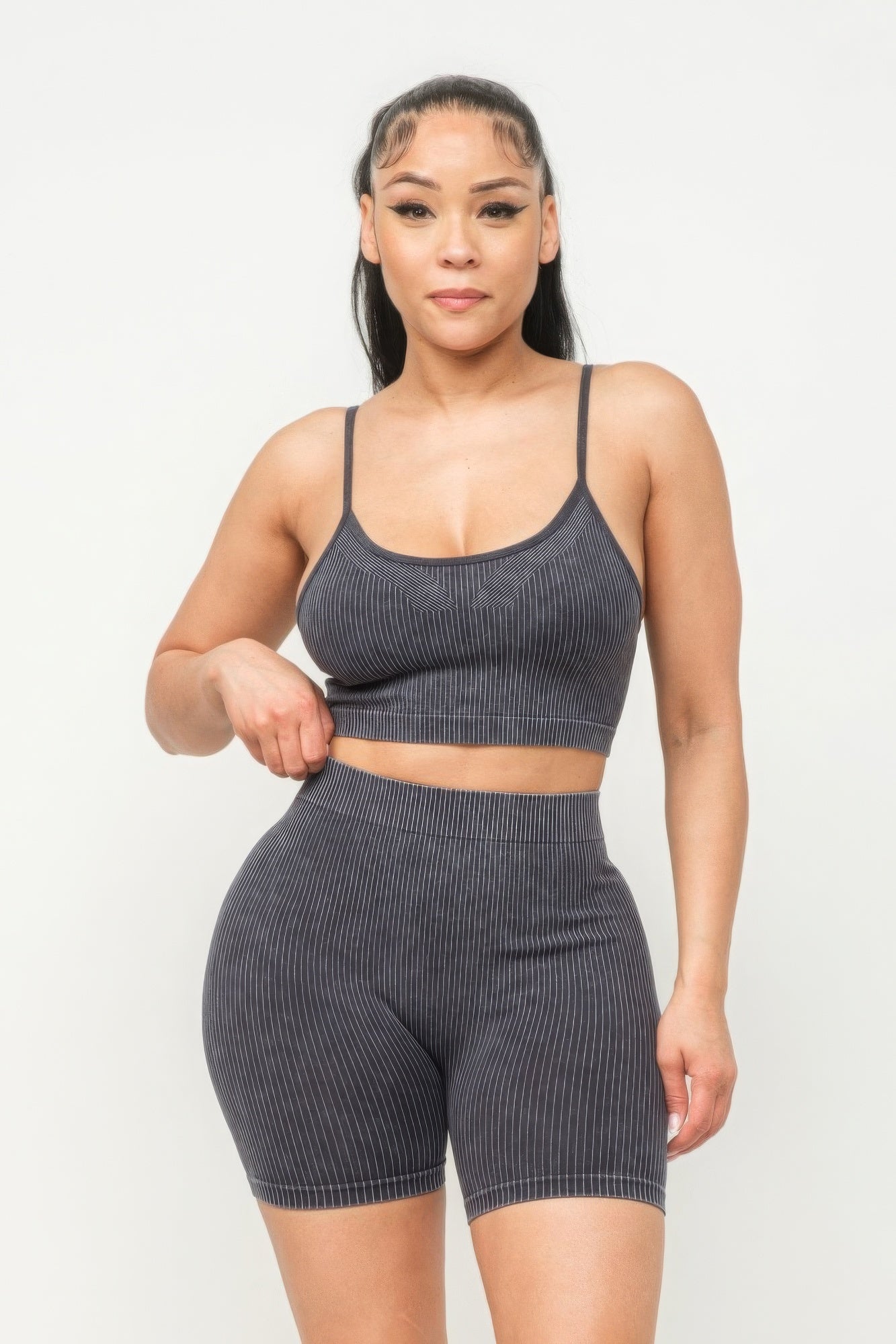 Women's Seamless Tank Top & Shorts Set - Erica Comfort Activewear