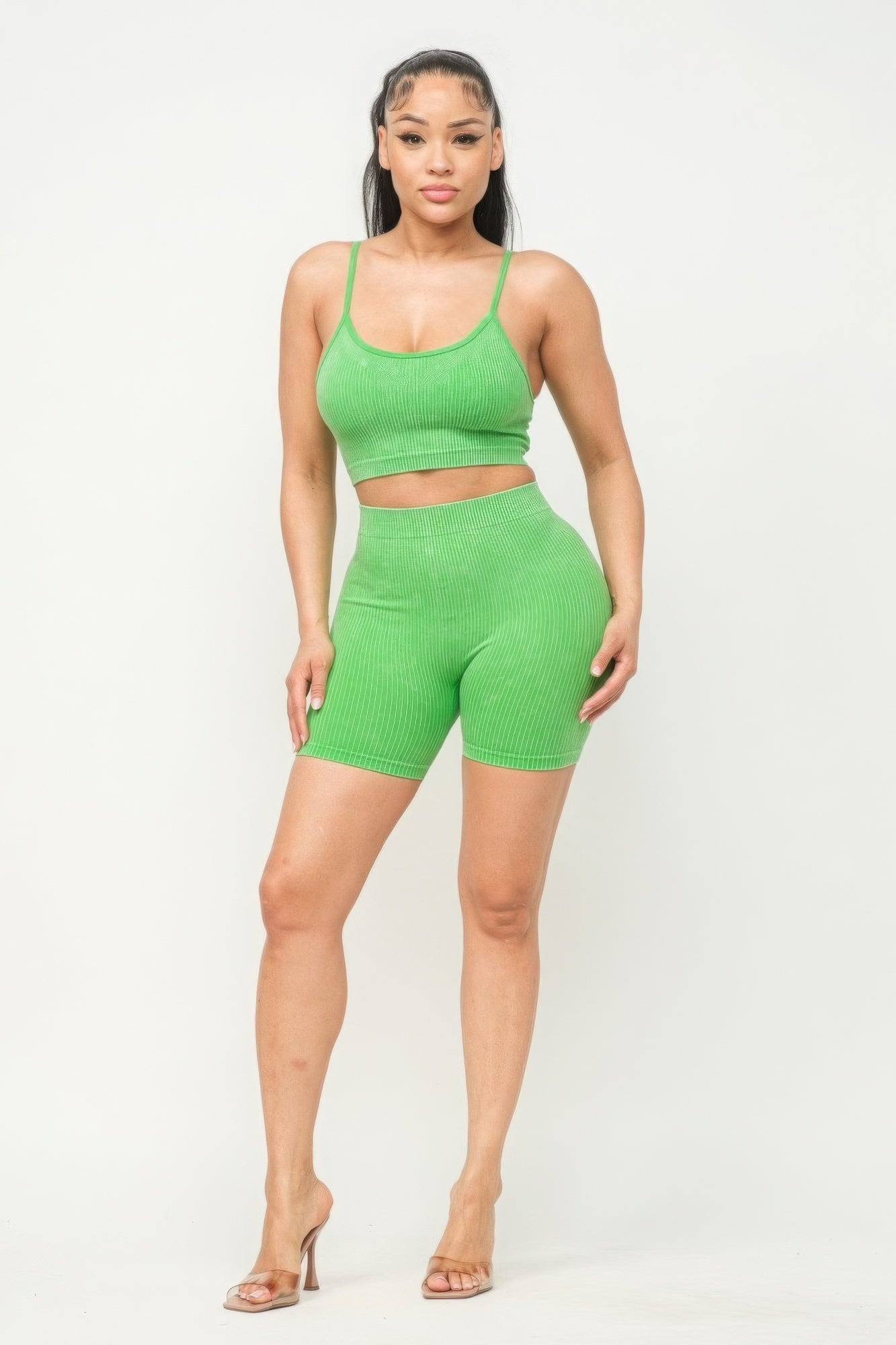 Women's Seamless Tank Top & Shorts Set - Erica Comfort Activewear