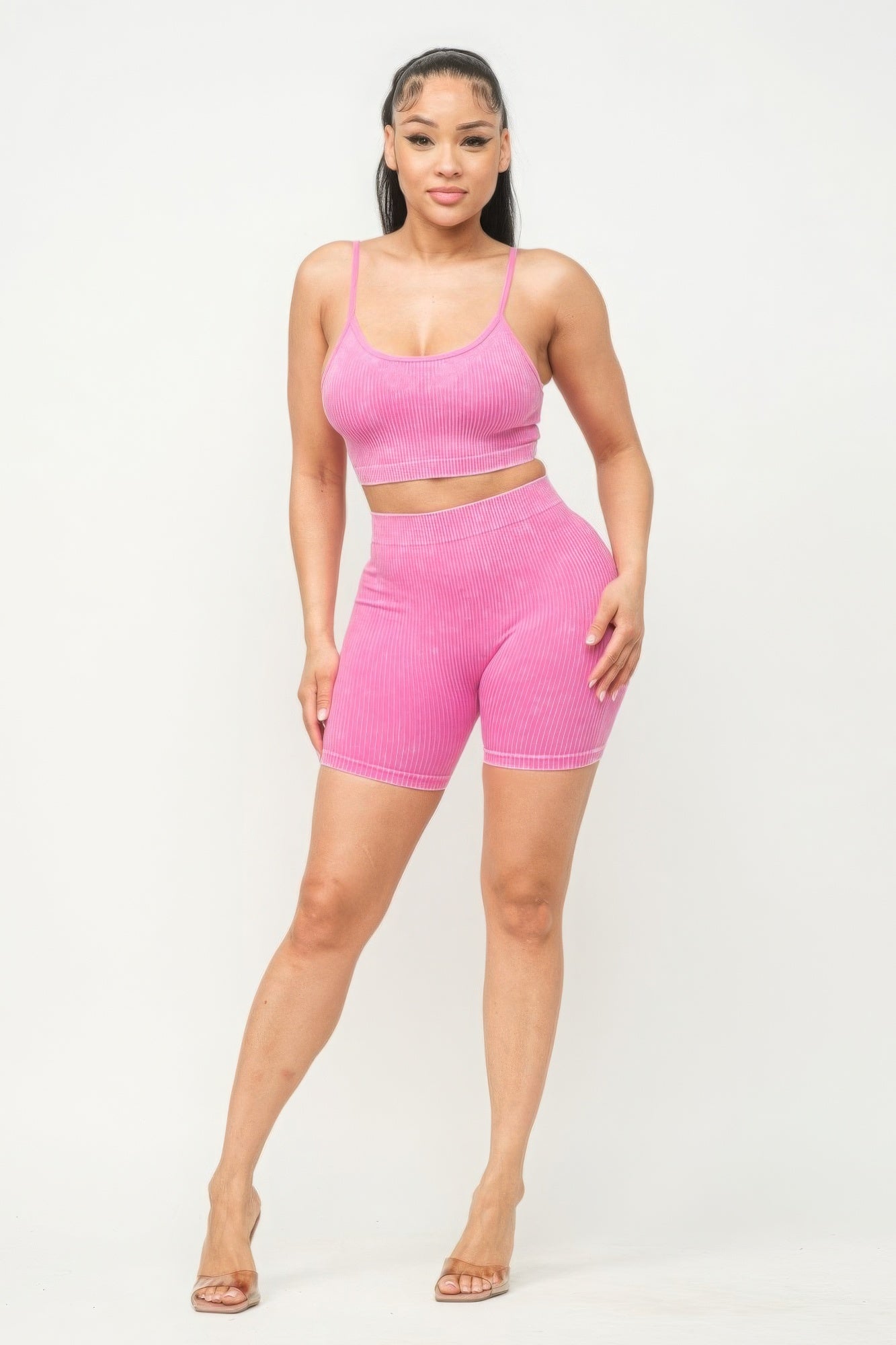 Women's Seamless Tank Top & Shorts Set - Erica Comfort Activewear