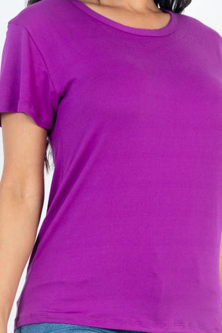 Women's Soft Jersey Short Sleeve T-Shirt | Stretch Tee