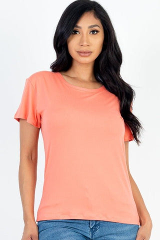 Women's Soft Jersey Short Sleeve T-Shirt | Stretch Tee