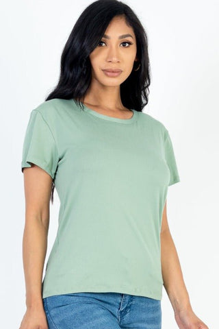 Women's Soft Jersey Short Sleeve T-Shirt | Stretch Tee