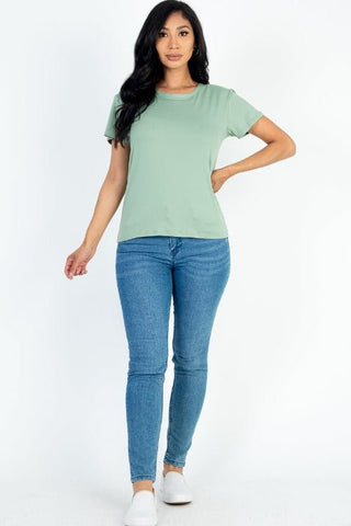 Women's Soft Jersey Short Sleeve T-Shirt | Stretch Tee