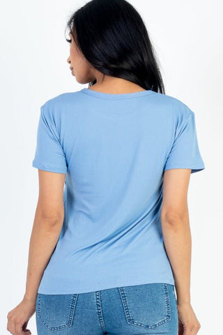 Women's Soft Jersey Short Sleeve T-Shirt | Stretch Tee
