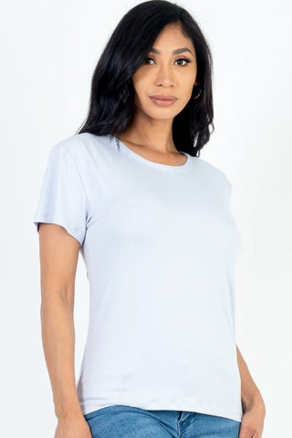 Women's Soft Jersey Short Sleeve T-Shirt | Stretch Tee