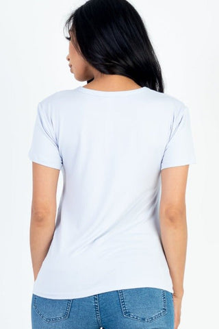 Women's Soft Jersey Short Sleeve T-Shirt | Stretch Tee