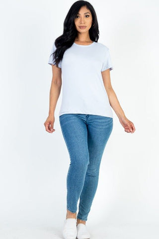 Women's Soft Jersey Short Sleeve T-Shirt | Stretch Tee