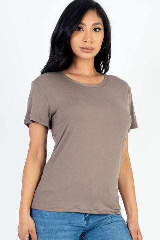 Women's Soft Jersey Short Sleeve T-Shirt | Stretch Tee