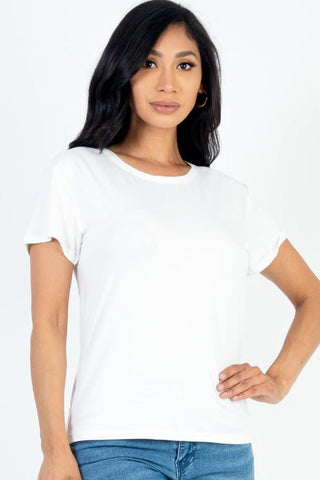 Women's Soft Jersey Short Sleeve T-Shirt | Stretch Tee