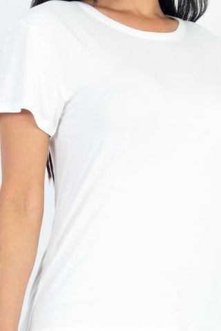 Women's Soft Jersey Short Sleeve T-Shirt | Stretch Tee