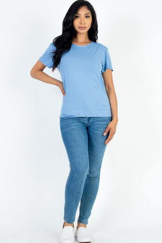 Women's Soft Jersey Short Sleeve T-Shirt | Stretch Tee