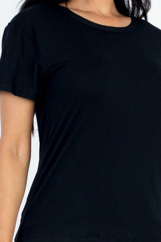 Women's Soft Jersey Short Sleeve T-Shirt | Stretch Tee