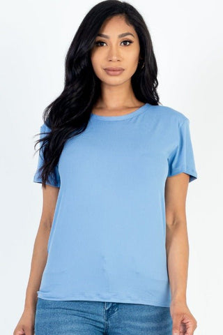 Women's Soft Jersey Short Sleeve T-Shirt | Stretch Tee